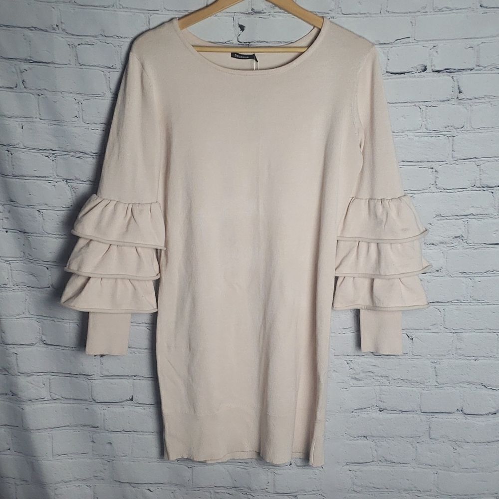 NWT Solutions Creme Dress